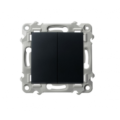 SZAFIR Łącznik podwójny krzyżowy kolor czarny metalik ŁP-19Z/m/33 OSPEL (ŁP-19Z/m/33)